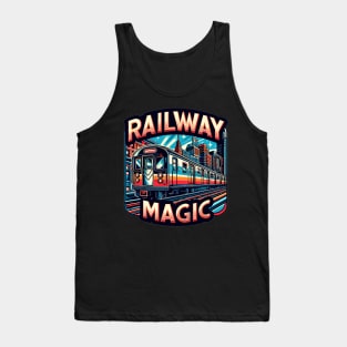 Subway Train, Railway Magic Tank Top